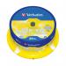 Verbatim DVD+RW Spindle 4x 4.7GB (Pack of 25) 43489 VM83324