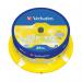 Verbatim DVD+RW Spindle 4x 4.7GB (Pack of 25) 43489 VM83324