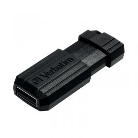 Verbatim Pinstripe USB Drive 8GB Black 49062 VM90623