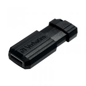 Verbatim Pinstripe USB Drive 8GB Black 49062 VM90623