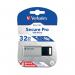 Verbatim SilverBlack Secure Pro USB 3.0 Flash Drive 32GB 98665 VM98665