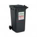 240L Lockable Wheeled BinHopper Stores up to 6 Sacks VNA24LBIN