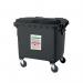 660L Lockable Wheeled BinHopper Stores up to 18 Sacks VNA660LBIN