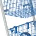 GoSecure Major Mail Trolley Removable Baskets Silver MT2SIL VP32049