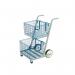 GoSecure Major Mail Trolley Removable Baskets Silver MT2SIL VP32049