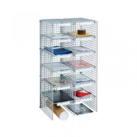 GoSecure Go Secure Mailroom Sorting Unit 12 Compartment 2 x 6 Columns VP86706 VP86706