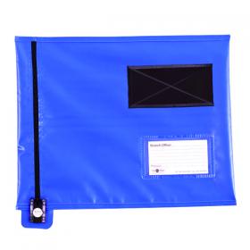 GoSecure Flat Mailing Pouch 286x336mm Blue VP99111 VP99111