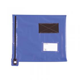 GoSecure Flat Mailing Pouch 355x381mm Blue VP99121 VP99121