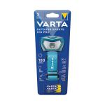 Varta Outdoor Sports H10 Pro Head Torch 3xAAA 35 Hours Run Time Blue/Grey 16650101421 VR02147