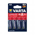 Varta Longlife Max Power AA Battery (4 Pack) 04706101404 VR10594