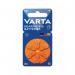 Varta Hearing Aid Batteries 13 (Pack of 6) 24606101416 VR39355