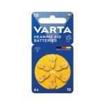 Varta Hearing Aid Batteries 10 (Pack of 6) 24610101416 VR39357