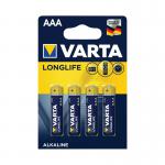 Varta Longlife AAA Battery (4 Pack) 04103101414 VR52507