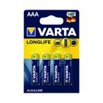 Varta Longlife AAA Battery (Pack of 4) 04103101414 VR52507