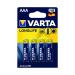 Varta Longlife AAA Battery (Pack of 4) 04103101414