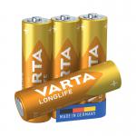 Varta Longlife AA Battery (Pack of 4) 04106101414 VR52515