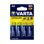 Varta Longlife AA Battery (Pack of 4) 04106101414 VR52515