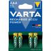 Varta Nimh Rechargeable AAA Batteries 800 mAh (Pack of 4) 56703101404 VR55061