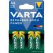Varta Nimh Rechargeable AA Batteries 2100 mAh (Pack of 4) 56706101404 VR55069