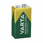 Varta Rechargeable Accu Battery 9V NiMH 200 mAh 56722101401 VR55081