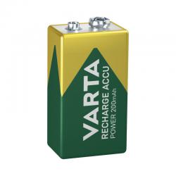 Varta Rechargeable Accu Battery 9V NiMH 200 mAh 56722101401 VR55081