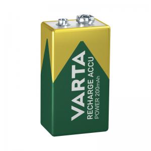 Varta Rechargeable Accu Battery 9V NiMH 200 mAh 56722101401 VR55081