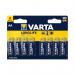 Varta Longlife AA Battery (8 Pack) 04106101418 VR55432