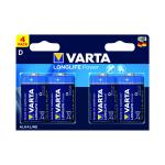 Varta Longlife Power D Battery (Pack of 4) 04920121414 VR55927