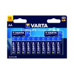 Varta AA Long Life Battery Alkaline (Pack of 12) 4906121482 VR55967