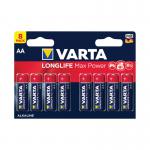 Varta Longlife Max Power AA Battery (8 Pack) 04706101418 VR68153