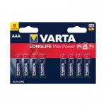 Varta Longlife Max Power AAA Battery (8 Pack) 04703101418 VR68156