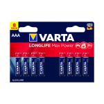Varta Longlife Max Power AAA Battery (Pack of 8) 04703101418 VR68156