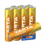 Varta Longlife AAA Battery (Pack of 8) 04103101418 VR68196