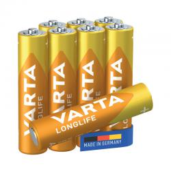 Varta Longlife AAA Battery (Pack of 8) 04103101418 VR68196