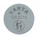 Varta CR2016 Lithium Coin Cell Battery (2 Pack) 06016101402 VR74638