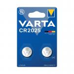 Varta CR2025 Lithium Coin Cell Battery (Pack of 2) 06025101402 VR74642