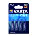 Varta AAA High Energy Battery Alkaline (Pack of 4) 4903620414