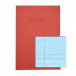 RHINO Special Ex Book A4 48 page, Red with Tinted Blue Paper, F12M EX681109B-2