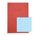 RHINO Special Ex Book A4 48 page, Red with Tinted Blue Paper, F12M EX681109B-2