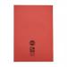 RHINO A4 Tinted Exercise Book 48 Pages / 24 Leaf Red with Cream Paper 12mm Lined with Margin EX681109CV-6