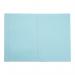 RHINO A4 Tinted Exercise Book 48 Pages / 24 Leaf Light Blue with Blue Paper 12mm Lined with Margin EX681111B-8