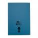 RHINO A4 Tinted Exercise Book 48 Pages / 24 Leaf Light Blue with Blue Paper 12mm Lined with Margin EX681111B-8
