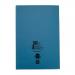 RHINO A4 Tinted Exercise Book 48 Pages / 24 Leaf Light Blue with Blue Paper 10mm Squared EX681339B-2