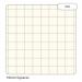 RHINO A4 Tinted Exercise Book 48 Pages / 24 Leaf Light Blue with Cream Paper 10mm Squared EX681339CV-6