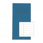 RHINO 8 x 4 Exercise Book 32 Pages / 16 Leaf Light Blue 12mm Lined GVNB005-96-2