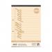 RHINO A4 Tinted Refill Pad 100 Pages / 50 Leaf Cream Paper 8mm Lined with Margin HACFM-2