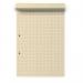 RHINO A4 Tinted Refill Pad 100 Pages 50 Leaf Cream Paper 7mm Squared HACQ-0