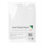 Leaf Graph A4 Hexagon Graph Paper 20mm 2cm (30 leaf pack) Lines LG0902-603-6
