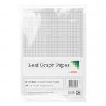 Leaf Graph A4 Graph Paper 1mm 0.1cm Squared Engineering (30 leaf pack) LG0902-6042-8