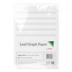 Leaf Graph A4 Manuscript Music Paper 5 x double staves (30 leaf pack) LG0902-607-4